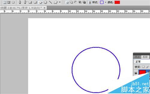 ps怎么画圆圈? ps绘制圆圈的教程