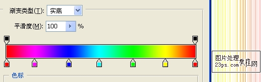 photoshop 制作超炫的五彩线条闪图