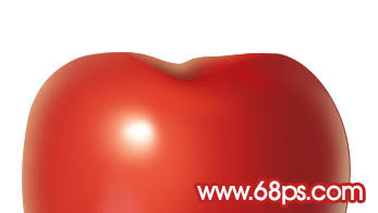 Photoshop 一个逼真的红富士苹果