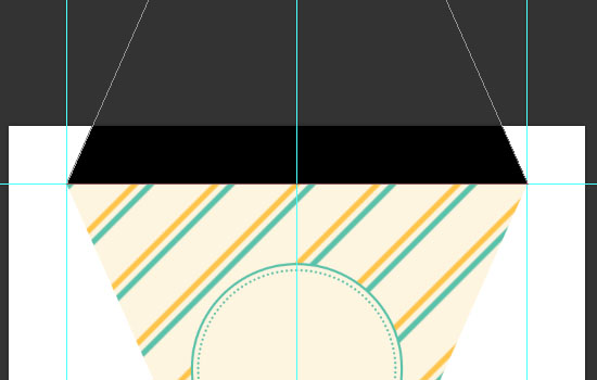 Photoshop设计一个简单的三角旗横幅