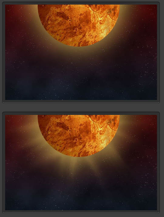 使用photoshop(PS)滤镜功能制作日食效果图实例教程