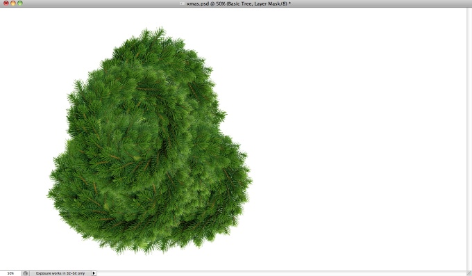 Photoshop(PS)结合Illustrator设计制作简单漂亮的圣诞节圣诞树图实例教程