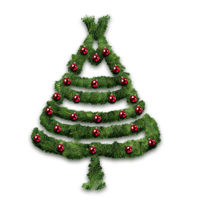 Photoshop(PS)结合Illustrator设计制作简单漂亮的圣诞节圣诞树图实例教程