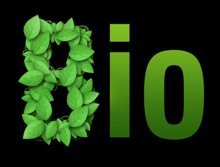 PS制作以生物绿叶和蝴蝶为题材的logo设计教程