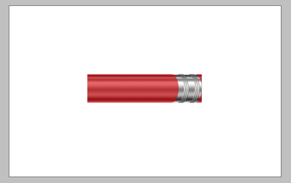 PS鼠绘质感红色铅笔图标 
