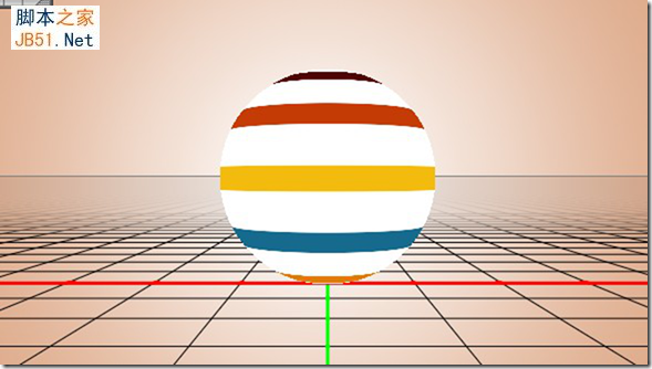 Photoshop设计时尚大气的3D彩色螺旋空中球体