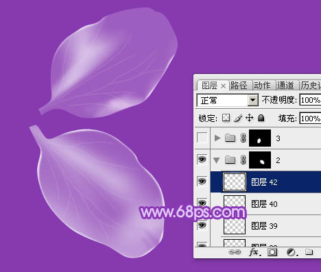 Photoshop设计制作逼真漂亮的白色透明兰花花朵