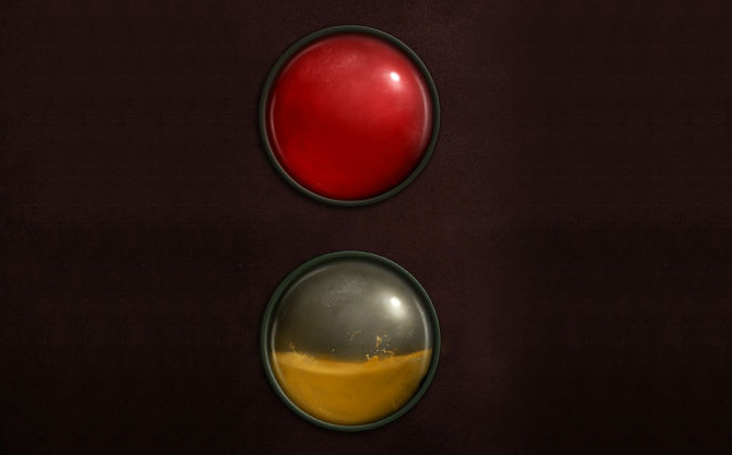 Photoshop设计制作装满红色液体的玻璃球