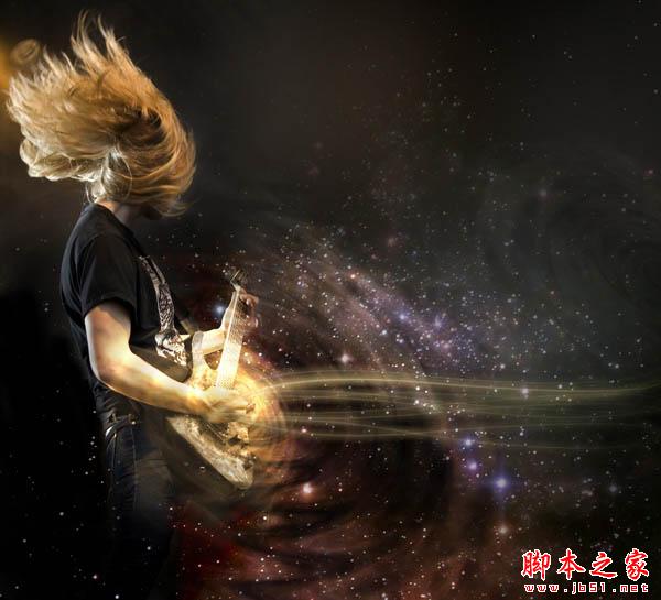 Photoshop设计制作出动感的摇滚音乐海报