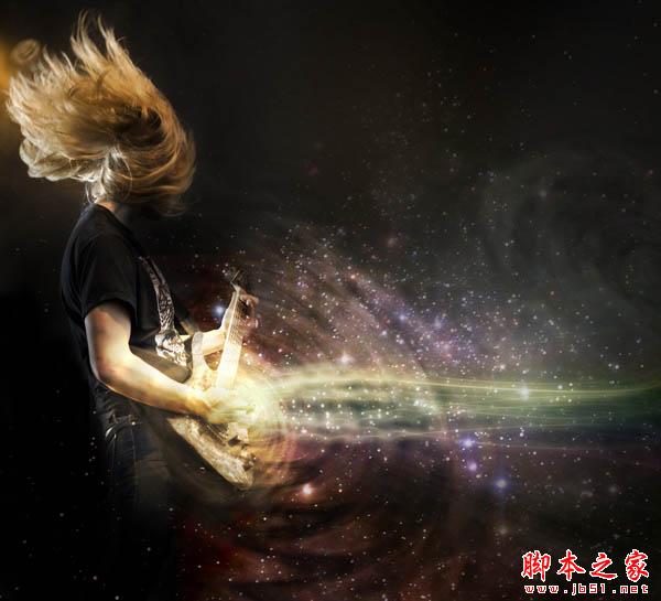 Photoshop设计制作出动感的摇滚音乐海报