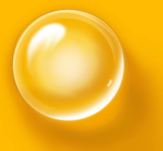 Photoshop设计制作出晶莹剔透的圆形水珠