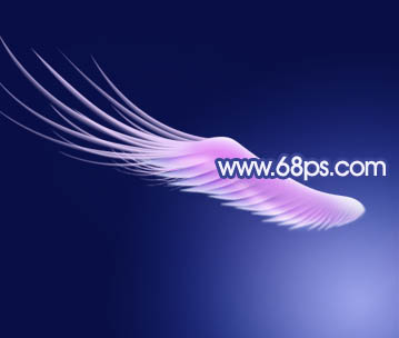 Photoshop设计制作出超梦幻的天使翅膀
