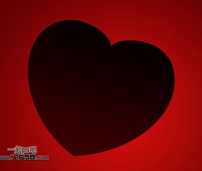 photoshop设计制作出2012情人节红色心形壁纸