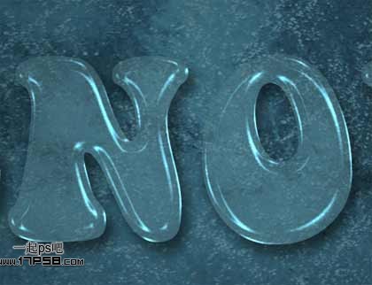 photoshop设计制作出高光漂亮的塑料冰雪字