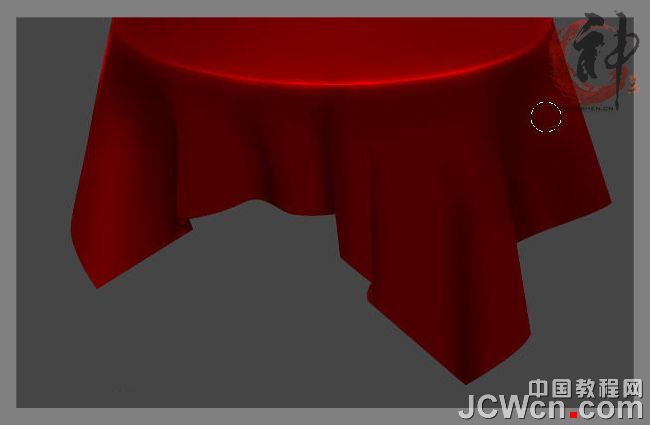 Photoshop设计制作一块华丽的红色桌布