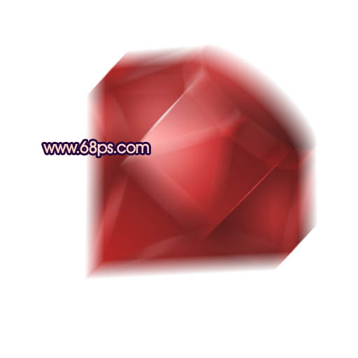 Photoshop打造一颗漂亮的红色钻石