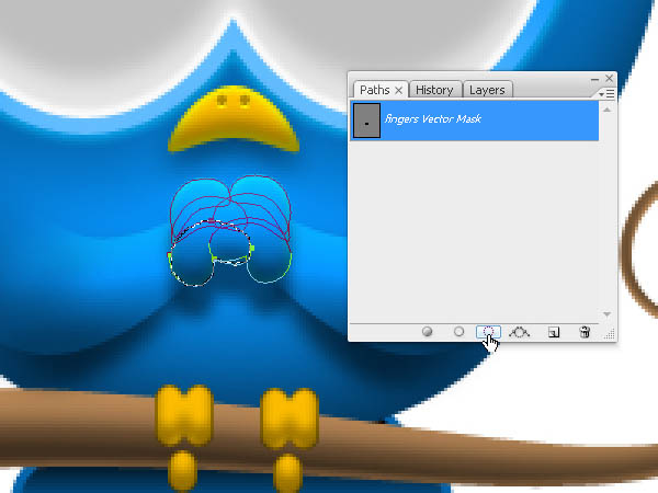 Photoshop打造Twitter可爱蓝色小鸟图标