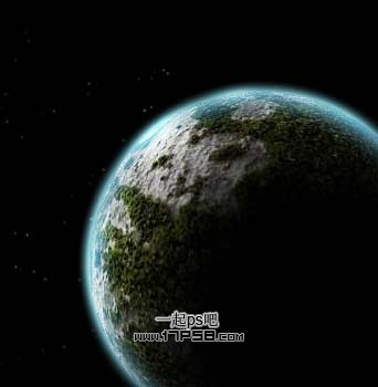 Photoshop打造一幅唯美的宇宙星球图