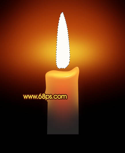 Photoshop打造简单的蜡烛与火焰