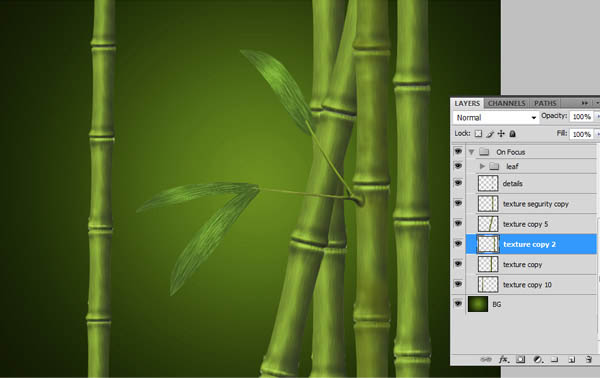 Photoshop打造漂亮的翠竹壁纸