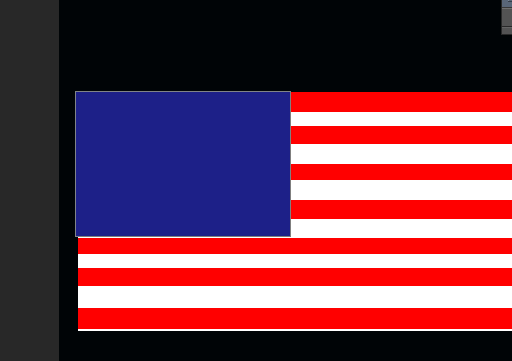 PS怎么绘制美国国旗?