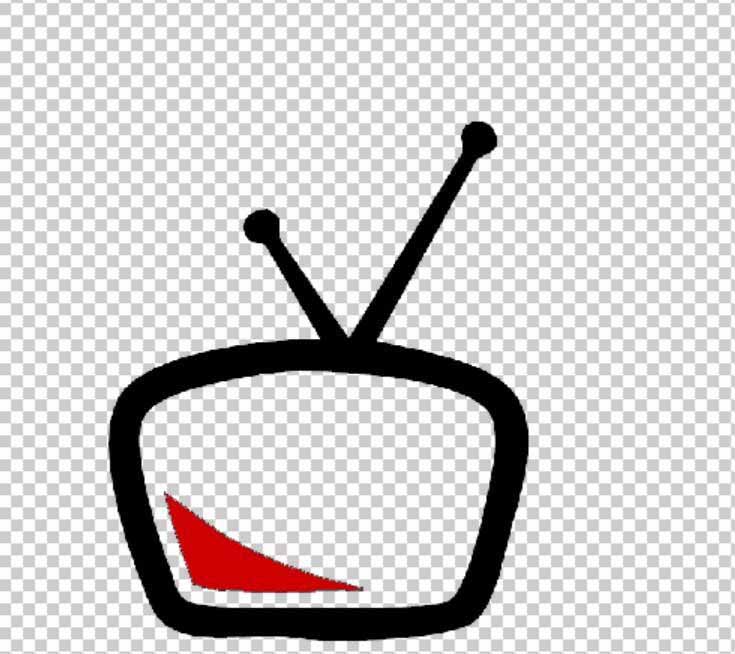 ps怎么设计一个彩色的抽象电视机标志?