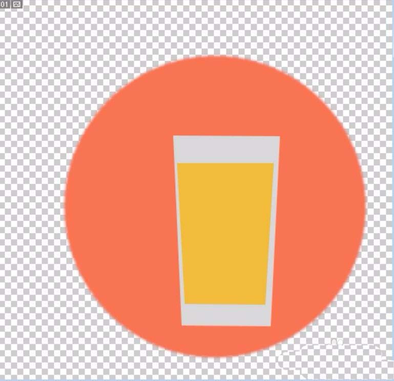 ps怎么设计果汁饮料杯图标?