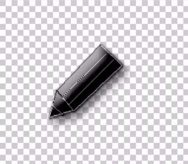 ps怎么设计逼真的钢笔与铅笔图标?