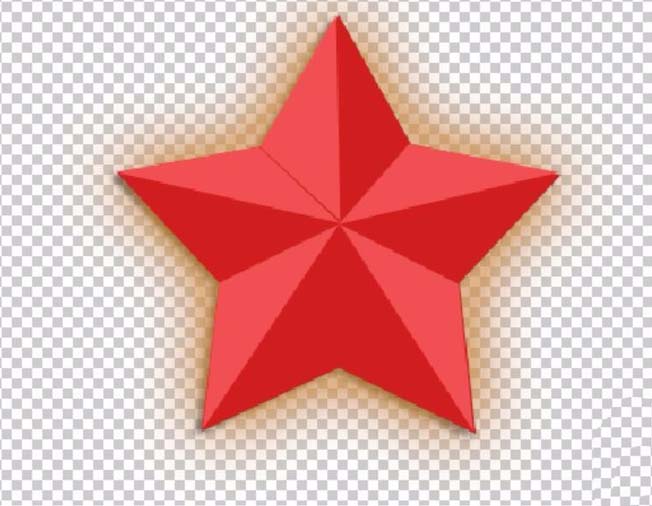 ps怎么绘制立体发光的红色五角星?