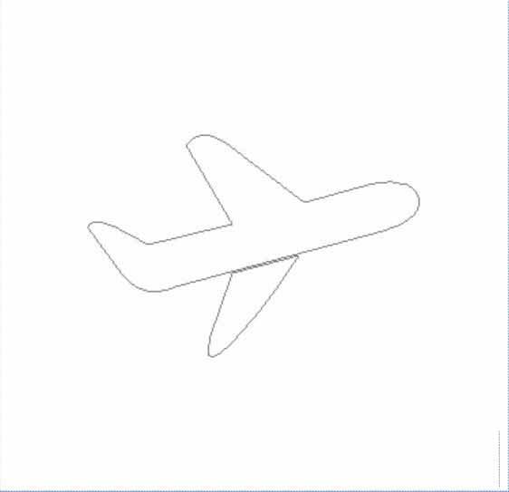 ps中怎么设计一款简洁明亮的飞机图标?