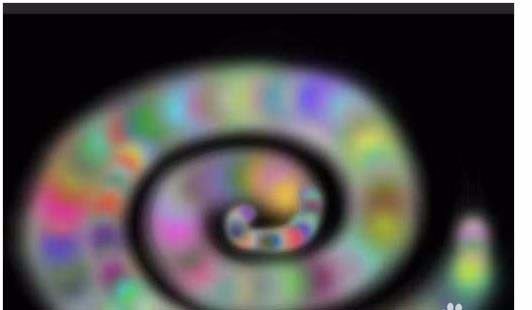 ps怎么使用滤镜制作漂亮的彩色漩涡图形?