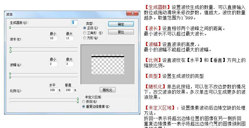 ps怎么使用滤镜制作波浪线效果?