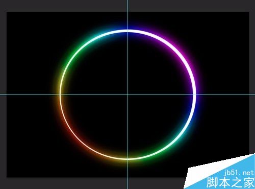 photoshop制作出任意数量的彩色圆环