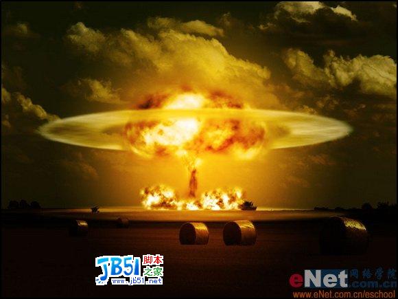 photoshop打造原子弹核爆炸壮观效果