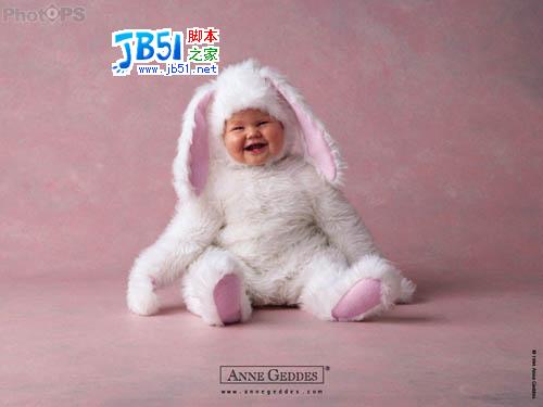 Photoshop技术为你打造一个兔宝宝