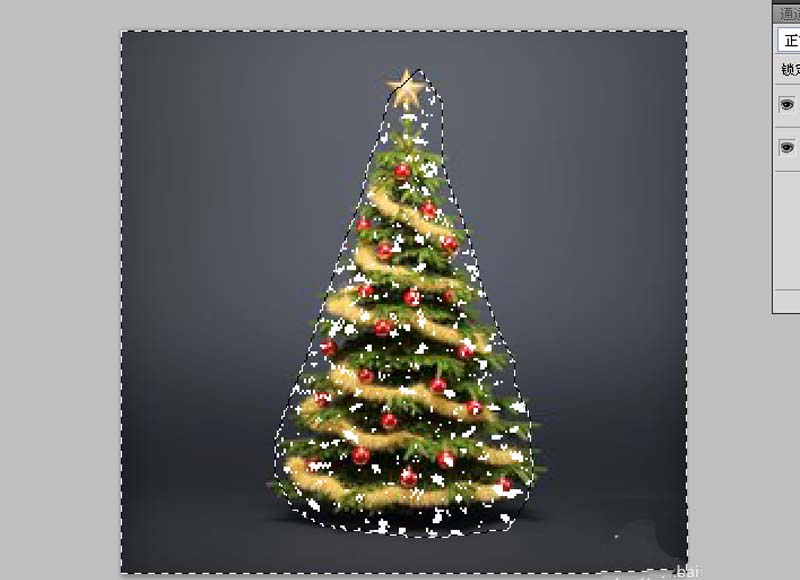 ps怎么制作发光圣诞树? ps动态发光圣诞树的制作方法
