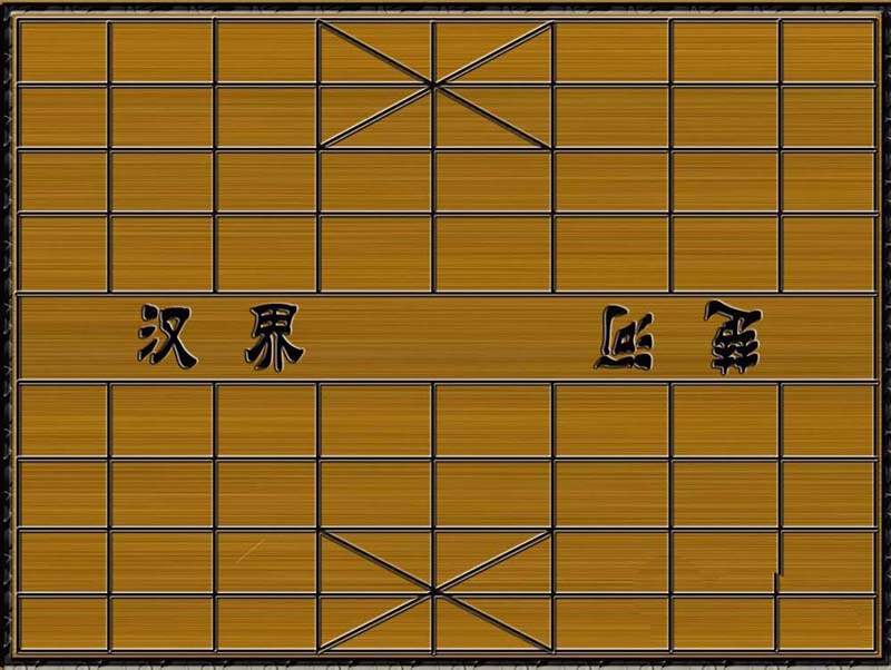 ps怎么绘制一个木制的中国象棋棋谱?