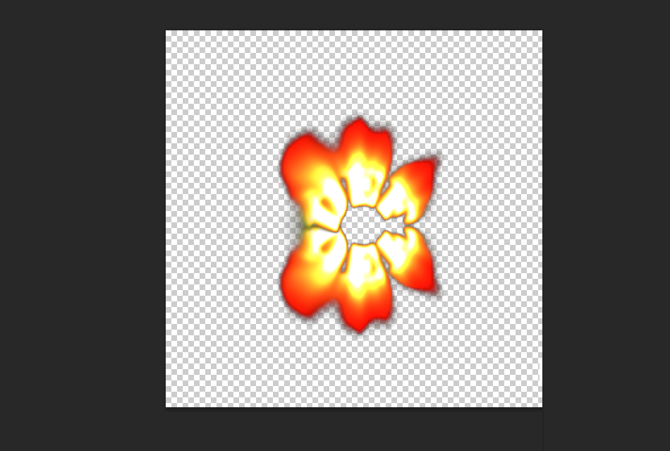 Photoshop制作漂亮的火焰花朵