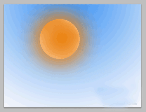 用photoshop简单绘制一个手绘太阳