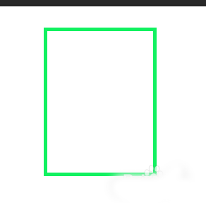 用Photoshop绘制一个绿色的方框