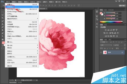 photoshop怎么制作粉嫩小花的温馨背景?