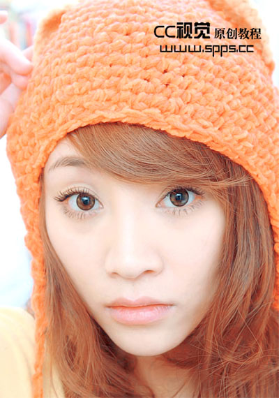 Photoshop 调出人物照片纯美的粉橙色
