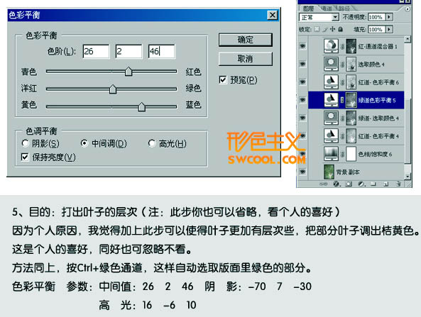 photoshop 巧用通道选区调出外景照片漂亮的橙红色步骤