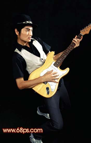Photoshop 打造高清的阳光吉他手