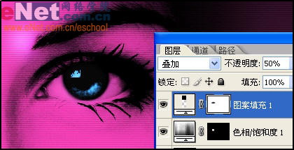 Photoshop教程:MM眼睛艺术处理效果_软件云jb51.net网络整理