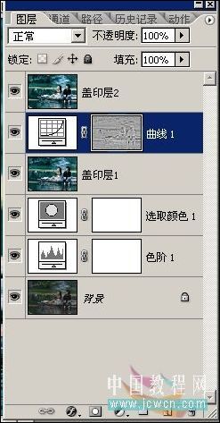 照片调色教程 PS打造墨色江南效果_软件云jb51.net整理