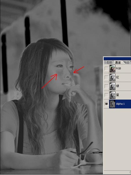 用Photoshop的“计算”打造晶莹通透皮肤_软件云jb51.net收集整理