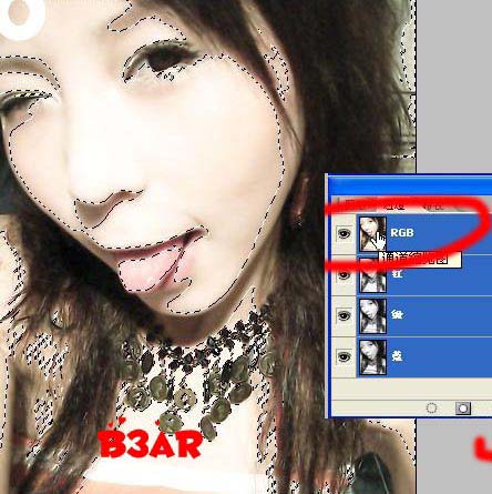 Photoshop非主流MM照片简单调色及美化教程_软件云jb51.net整理