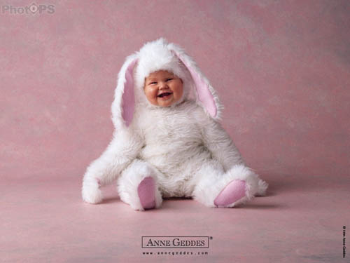Photoshop打造一个小兔子乖乖照片