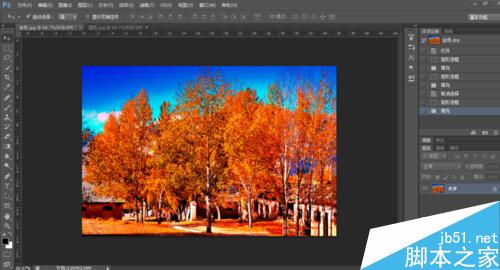 Photoshop通过匹配颜色改变其中一张图片的色调